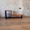 Mid Century Modern Vintage Walnut Modular Case