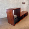 Mid Century Modern Vintage Walnut Modular Case