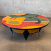 1980's Benjamin Le Memphis Coffee Table With Lower Shelf - Signed By Artist