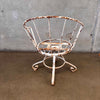 Set of Four Vintage Garden Wrought Iron Chairs