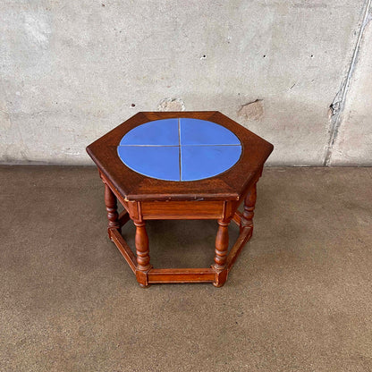 Catalina Island Blue Tile Table