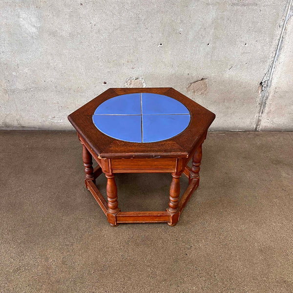 Catalina Island Blue Tile Table