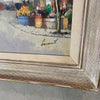 Mid Century Oil On Board Painting