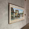 Mid Century Oil On Board Painting