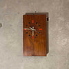Mid Century Modern Solid Walnut Wall Clock - Works