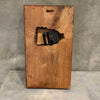 Mid Century Modern Solid Walnut Wall Clock - Works