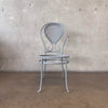 Vintage Caned Detail Iron Chair #1