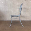 Vintage Caned Detail Iron Chair #1