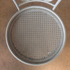 Vintage Caned Detail Iron Chair #1