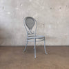Vintage Caned Detail Iron Chair #3