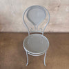 Vintage Caned Detail Iron Chair #3