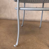 Vintage Caned Detail Iron Chair #3
