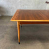 Mid Century Lane Acclaim Dining Table w/ Three Leaves