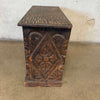 Spanish Revival Wood Wine Rack