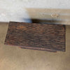 Spanish Revival Wood Wine Rack