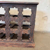 Spanish Revival Wood Wine Rack