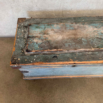 Primitive Blue Storage Trunk