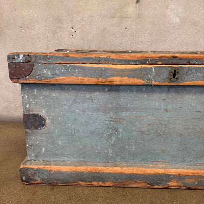 Primitive Blue Storage Trunk