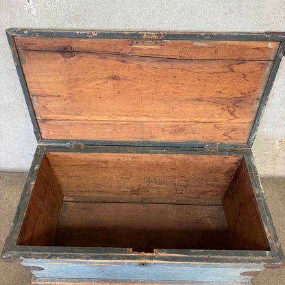 Primitive Blue Storage Trunk