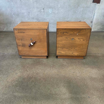 Vintage Henredon Circa 60' Nightstands w/ Original Lighting