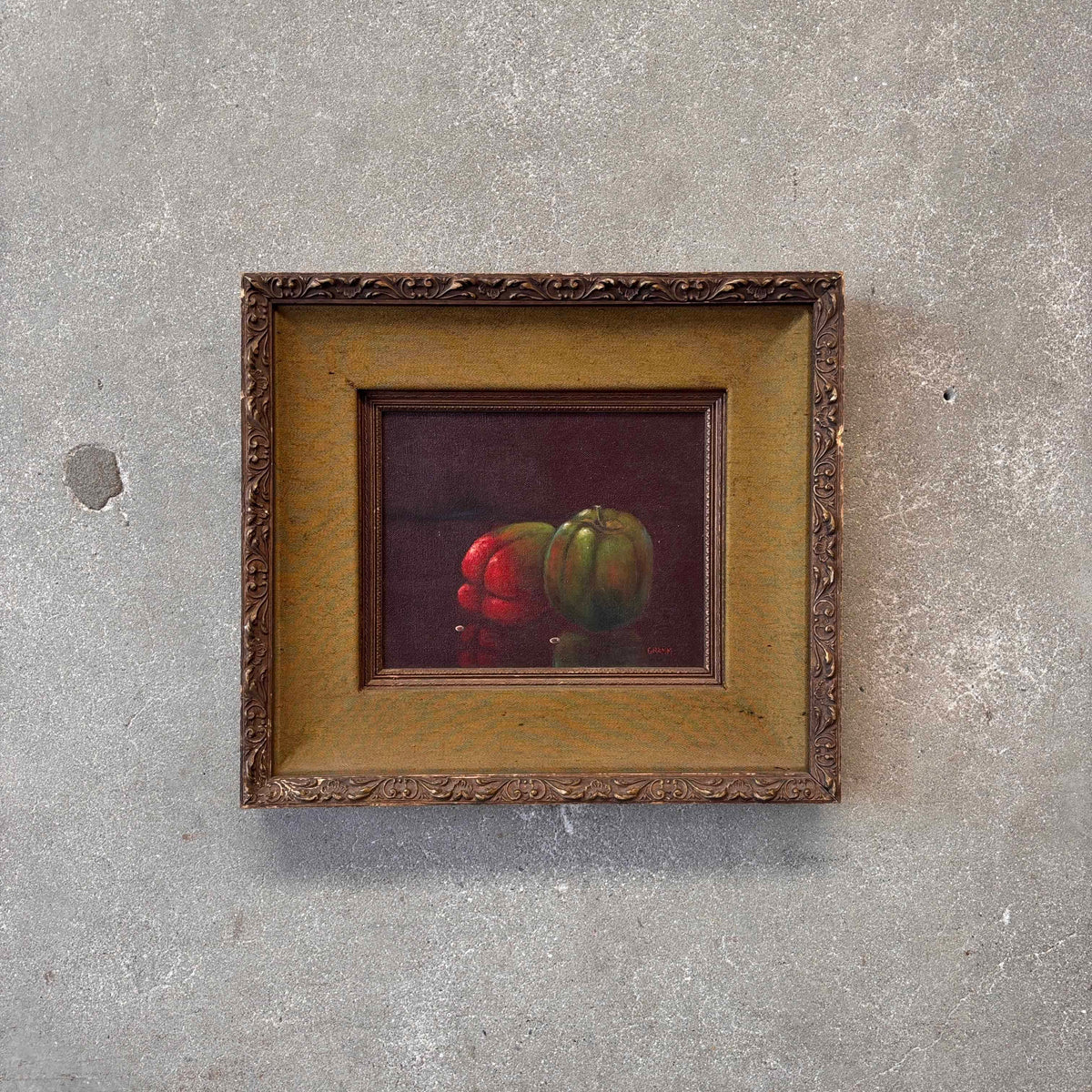 Still Life Painting Signed Gram