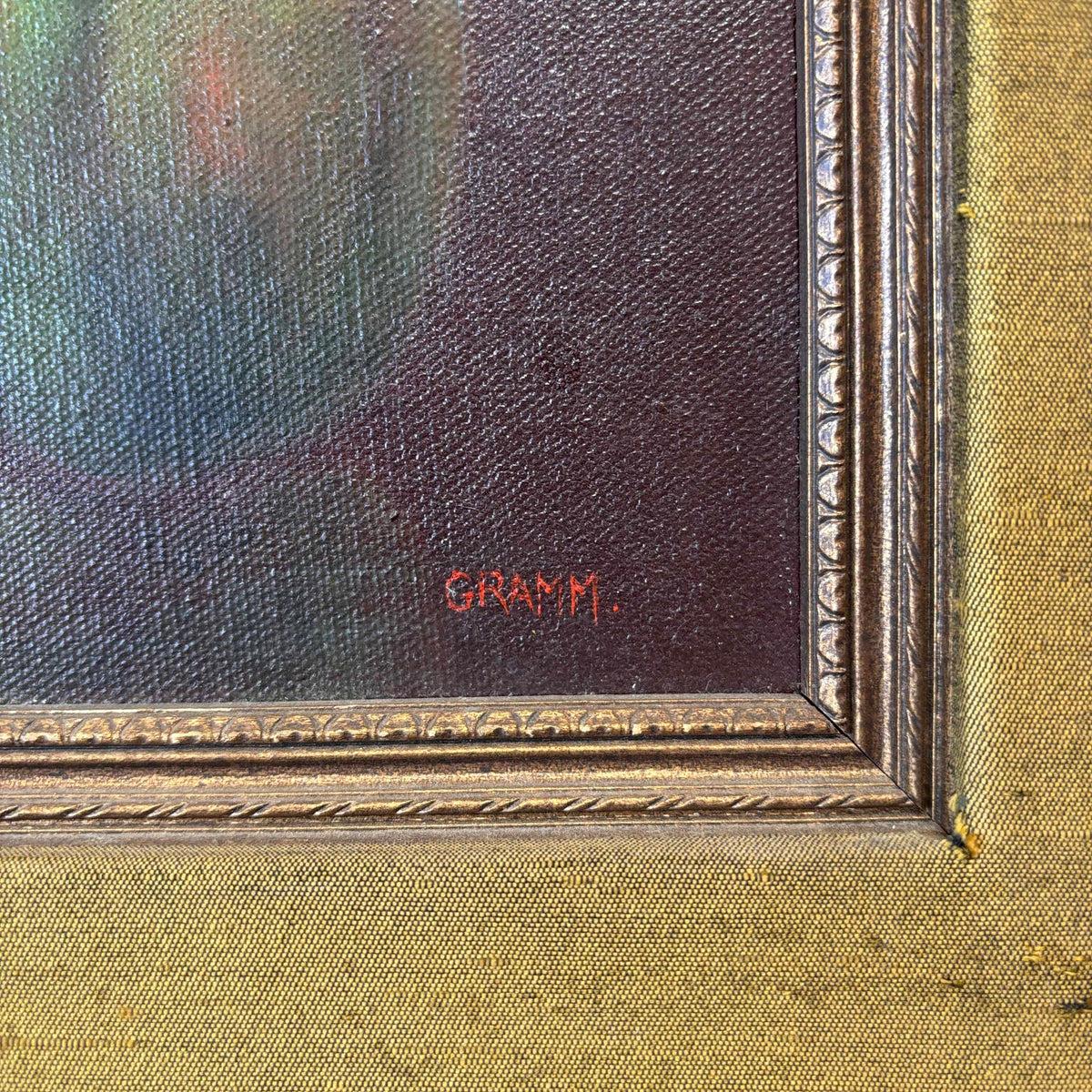 Still Life Painting Signed Gram