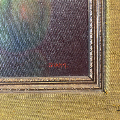 Still Life Painting Signed Gram