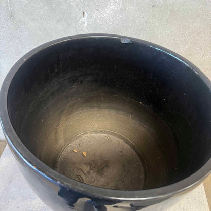 Gainey Black Rounded Sides Plater/Pot