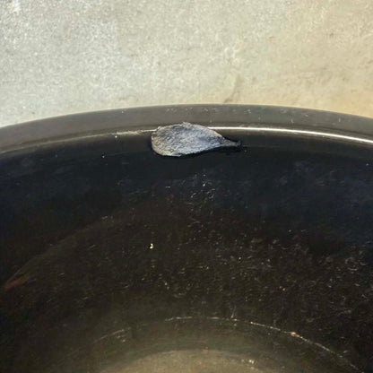 Gainey Black Rounded Sides Plater/Pot