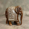Teak Wood Elephant Hand Carved