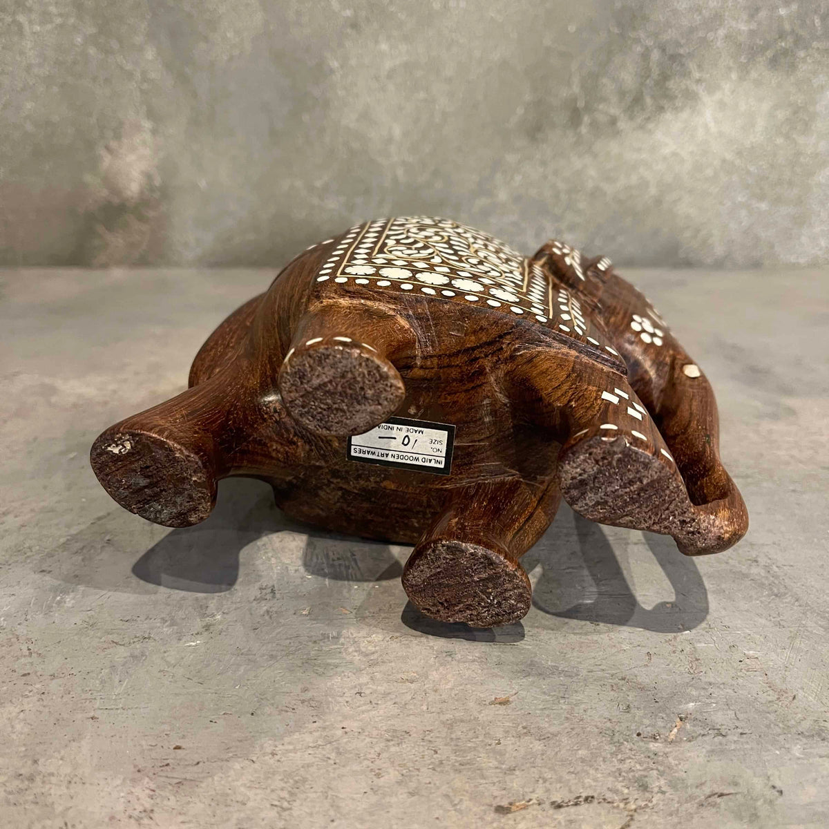 Teak Wood Elephant Hand Carved