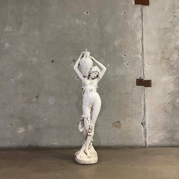 1980's Concrete Female Statue