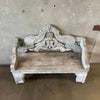 Antique Teakwood Bench Hand Carved