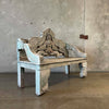 Antique Teakwood Bench Hand Carved