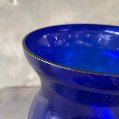 Hand Blown Cobalt Blue Glass Vase