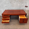 Mid Century Rosewood Danish Executive Desk