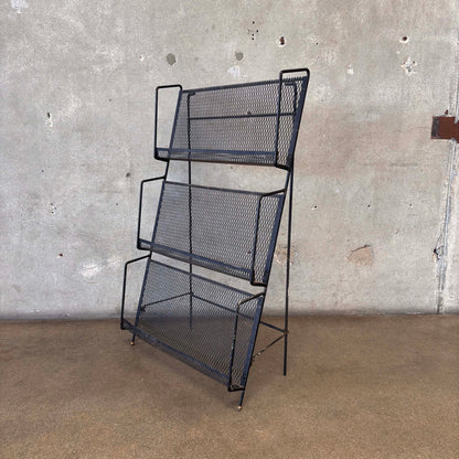 Vintage Wrought Iron Metal Rack