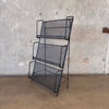 Vintage Wrought Iron Metal Rack