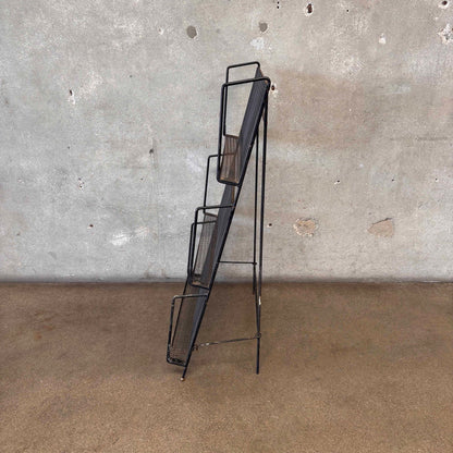 Vintage Wrought Iron Metal Rack