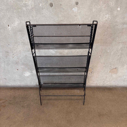 Vintage Wrought Iron Metal Rack