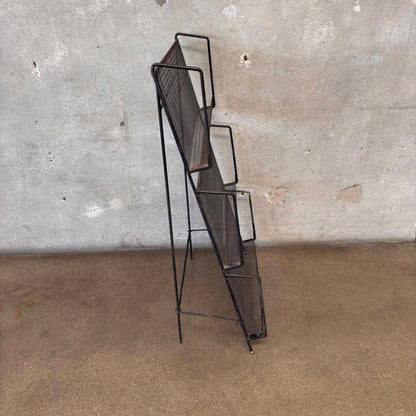 Vintage Wrought Iron Metal Rack
