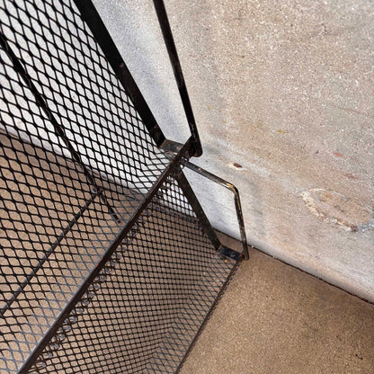 Vintage Wrought Iron Metal Rack