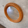 Vintage Rattan Boho Mirror