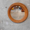 Vintage Rattan Boho Mirror