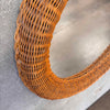 Vintage Rattan Boho Mirror