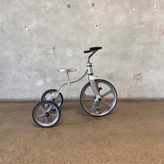 Vintage American Aluminum Decor Tricycle