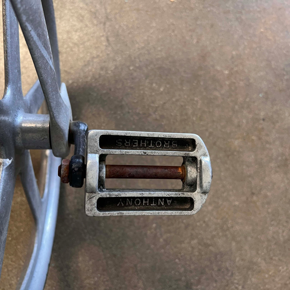 Vintage American Aluminum Decor Tricycle