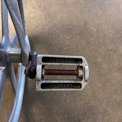 Vintage American Aluminum Decor Tricycle