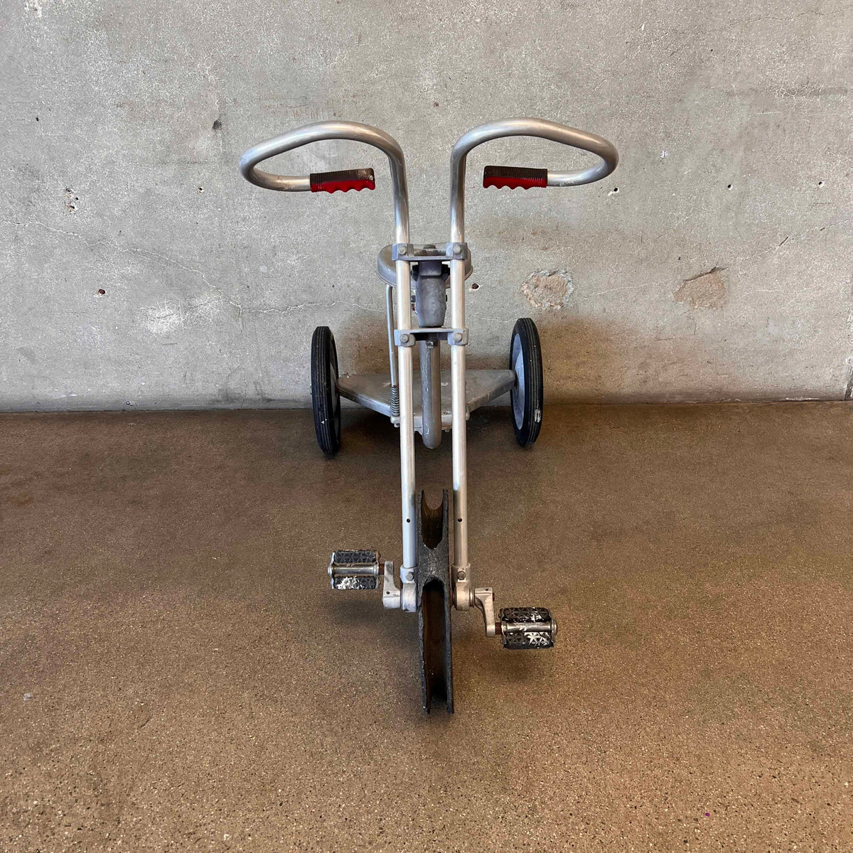 Vintage American Aluminum Decor Tricycle