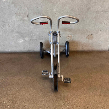 Vintage American Aluminum Decor Tricycle